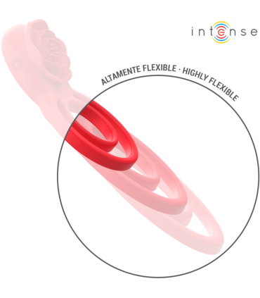 INTENSE GAIL ROSA ESTIMULADORA 10 VIBRACIONES ROJO CONTROL REMOTO