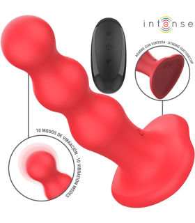 INTENSE CODY VIBRADOR CON VENTOSA ROJO CONTROL REMOTO
