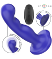 INTENSE - SHORTY VIBRADOR CON VENTOSA AZUL CONTROL REMOTO