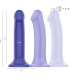 INTENSE VICTORIA VIBRADOR CON VENTOSA 10 VIBRACIONES AZUL OSCURO CONTROL REMOTO