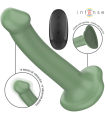 INTENSE - BECCA VIBRADOR CON VENTOSA 10 VIBRACIONES VERDE CONTROL REMOTO
