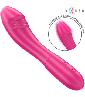 INTENSE BELINDA VIBRADOR 19 CM FLEXIBLE 10 VIBRACIONES ROSA