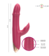 INTENSE CHLOE VIBRADOR MULTIFUNCION 3 EN 1 ROJO