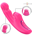 INTENSE - EMI VIBRADOR 13,5 CM MULTIFUNCIÓN 3 EN 1 10 VIBRACIONES ROSA