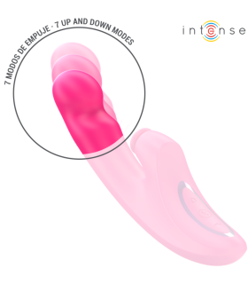INTENSE EMI VIBRADOR 135 CM MULTIFUNCION 3 EN 1 10 VIBRACIONES ROSA