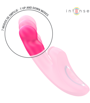 INTENSE EMI VIBRADOR 135 CM MULTIFUNCION 3 EN 1 10 VIBRACIONES ROSA