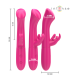 INTENSE JULIETA VIBRADOR RABBIT 186 CM 10 VIBRACIONES ROSA