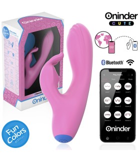 ONINDER CUTE LOVE BUNNY VIBRADOR PUNTO G Y CLITORIS APP MUNDIAL GRATUITA