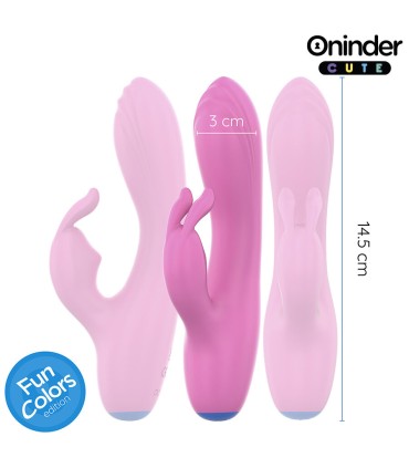 ONINDER CUTE LOVE BUNNY VIBRADOR PUNTO G Y CLITORIS APP MUNDIAL GRATUITA