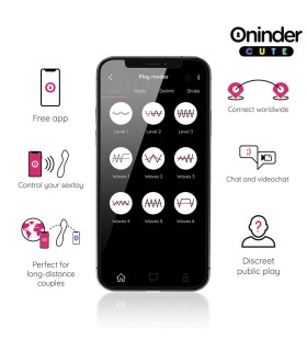 ONINDER CUTE LOVE BUDDY MASTER VIBRADOR PUNTO G APP MUNDIAL GRATUITA