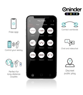 ONINDER CUTE LOVE BUNNY VIBRADOR PUNTO G Y CLITORIS APP MUNDIAL GRATUITA