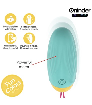 ONINDER CUTE LOVE PLEASURE HUEVO VIBRO GEMAS ROTADORAS SILICONA APP MUNDIAL GRATUITA