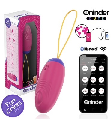 ONINDER CUTE LOVE PLEASURE HUEVO VIBRO WAVE TAPPING SILICONA APP MUNDIAL GRATUITA