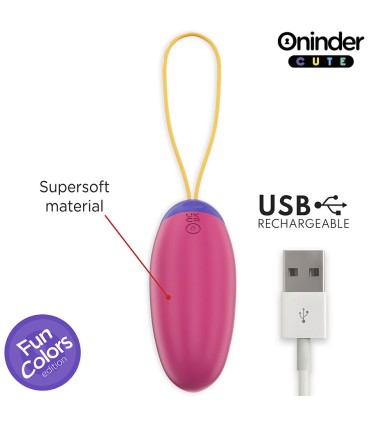 ONINDER CUTE LOVE PLEASURE HUEVO VIBRO WAVE TAPPING SILICONA APP MUNDIAL GRATUITA