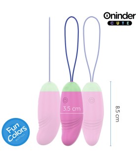 ONINDER CUTE LOVE PLEASURE HUEVO VIBRO ROTADOR 360 SILICONA APP MUNDIAL GRATUITA