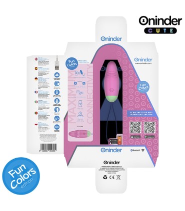 ONINDER CUTE LOVE PLEASURE HUEVO VIBRO ROTADOR 360 SILICONA APP MUNDIAL GRATUITA