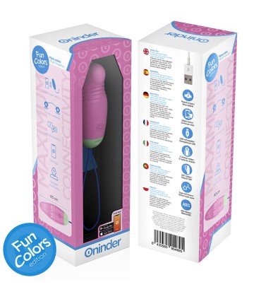 ONINDER CUTE LOVE PLEASURE HUEVO VIBRO ROTADOR 360 SILICONA APP MUNDIAL GRATUITA