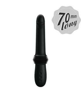 PRETTY LOVE PAZUZU VIBRADOR 3 MODOS DE EMPUJE NEGRO