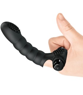 PRETTY LOVE ALEXANDER VIBRADOR DE DEDO 10 VIBRACIONES NEGRO