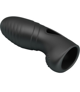 PRETTY LOVE ALAN VIBRADOR DE DEDO SILICONA NEGRO