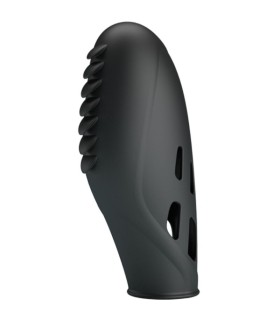 PRETTY LOVE GILO VIBRADOR DE DEDO SILICONA NEGRO