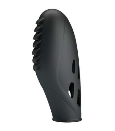 PRETTY LOVE GILO VIBRADOR DE DEDO SILICONA NEGRO