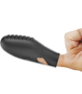 PRETTY LOVE GILO VIBRADOR DE DEDO SILICONA NEGRO