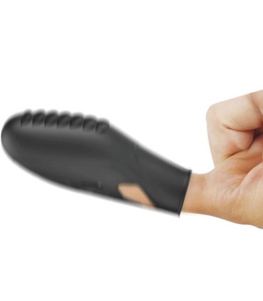 PRETTY LOVE GILO VIBRADOR DE DEDO SILICONA NEGRO
