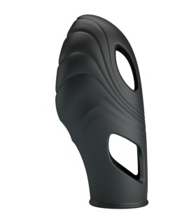 PRETTY LOVE LICH VIBRADOR DE DEDO SILICONA NEGRO