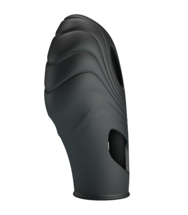 PRETTY LOVE LICH VIBRADOR DE DEDO SILICONA NEGRO