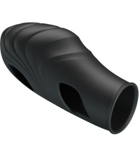 PRETTY LOVE LICH VIBRADOR DE DEDO SILICONA NEGRO