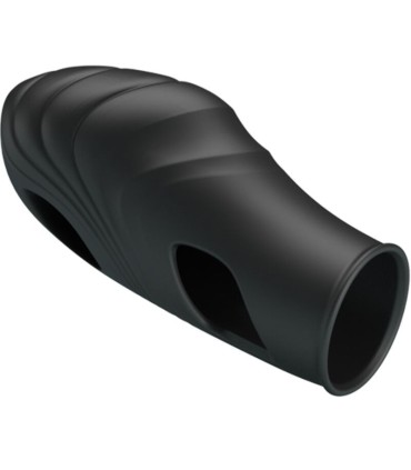 PRETTY LOVE LICH VIBRADOR DE DEDO SILICONA NEGRO