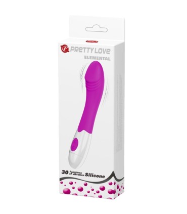 PRETTY LOVE ELEMENTAL VIBRADOR 30 MODOS DE VIBRACION MORADO