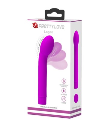 PRETTY LOVE LOGAN VIBRADOR PUNTO G 10 VIBRACIONES MORADO