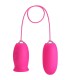 PRETTY LOVE DAISY HUEVO VIBRADOR LENGUA ESTIMULADORA DE CLITORIS ROSA