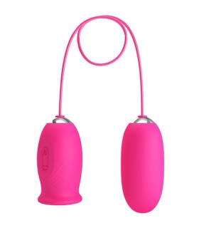 PRETTY LOVE DAISY HUEVO VIBRADOR LENGUA ESTIMULADORA DE CLITORIS ROSA