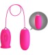 PRETTY LOVE DAISY HUEVO VIBRADOR LENGUA ESTIMULADORA DE CLITORIS ROSA