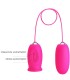 PRETTY LOVE DAISY HUEVO VIBRADOR LENGUA ESTIMULADORA DE CLITORIS ROSA