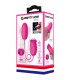 PRETTY LOVE DAISY HUEVO VIBRADOR LENGUA ESTIMULADORA DE CLITORIS ROSA