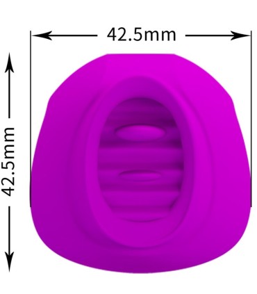 PRETTY LOVE ESTELLE LENGUA ESTIMULADORA CLITORIS 12 VIBRACIONES MORADO