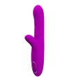 PRETTY LOVE - ANGELIQUE VIBRADOR MULTIFUNCIÓN + ESTIMULADOR DE CLÍTORIS MORADO