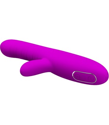 PRETTY LOVE ANGELIQUE VIBRADOR MULTIFUNCION ESTIMULADOR DE CLITORIS MORADO