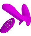 PRETTY LOVE - MASAJEADOR & VIBRADOR 12 VIBRACIONES CONTROL REMOTO MORADO