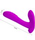 PRETTY LOVE MASAJEADOR VIBRADOR 12 VIBRACIONES CONTROL REMOTO MORADO