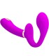 PRETTY LOVE THUNDERBIRD VIBRADOR DOBLE STRAP ON CONTROL REMOTO MORADO