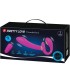 PRETTY LOVE THUNDERBIRD VIBRADOR DOBLE STRAP ON CONTROL REMOTO MORADO