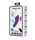 PRETTY LOVE MANE MASAJEADOR LAY ON CLITORIS 10 VIBRACIONES CONTROL REMOTO MORADO