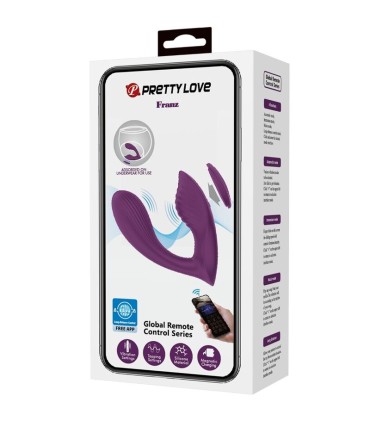 PRETTY LOVE FRANZ MASAJEADOR VIBRADOR APP GRATUTITA MORADO