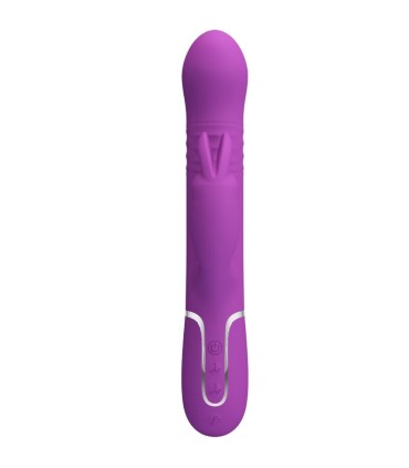PRETTY LOVE COALE VIBRADOR RABBIT MULTIFUNCION 4 EN 1 MORADO