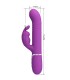 PRETTY LOVE COALE VIBRADOR RABBIT MULTIFUNCION 4 EN 1 MORADO